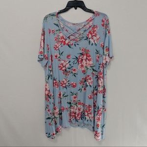 Floral Plus Size Top